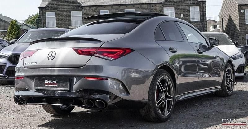 Grey Used 2022 Mercedes CLA200 AMG line Coupe | £27,995 (Expensive) - Image 1/4