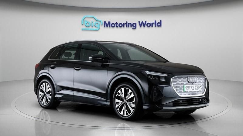 Black Used 2022 Audi Q4 e-tron Sport SUV | £23,300 (Super price) - Image 1/4