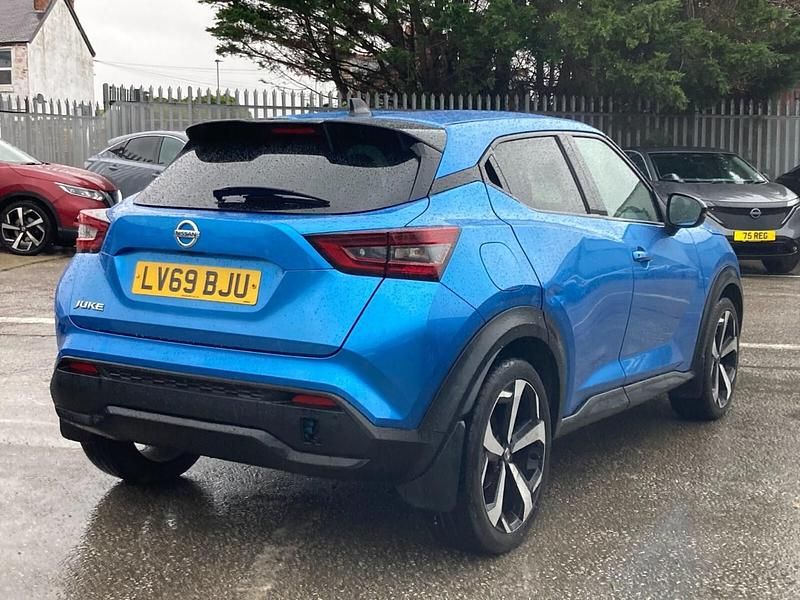 Used Nissan Juke Tekna 117 HP (86 kW) 2019 Blue SUV