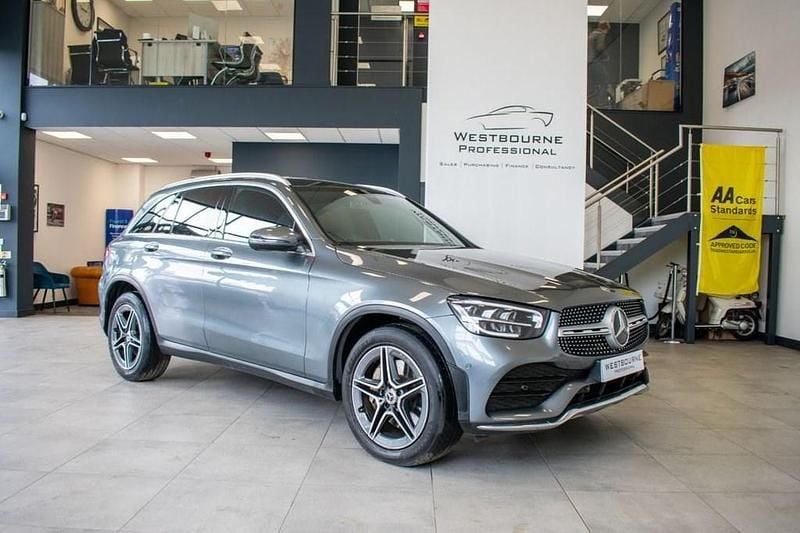 Grey Used 2019 Mercedes GLC300 AMG line SUV | £24,480 (Good price) - Image 1/3
