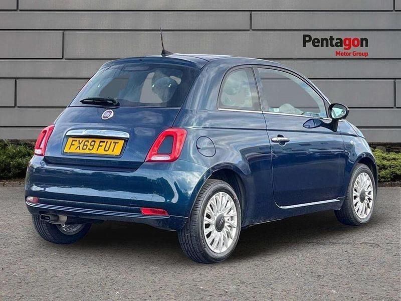 Used Fiat 500 Lounge 69 HP (50 kW) 2019 Blue Hatchback