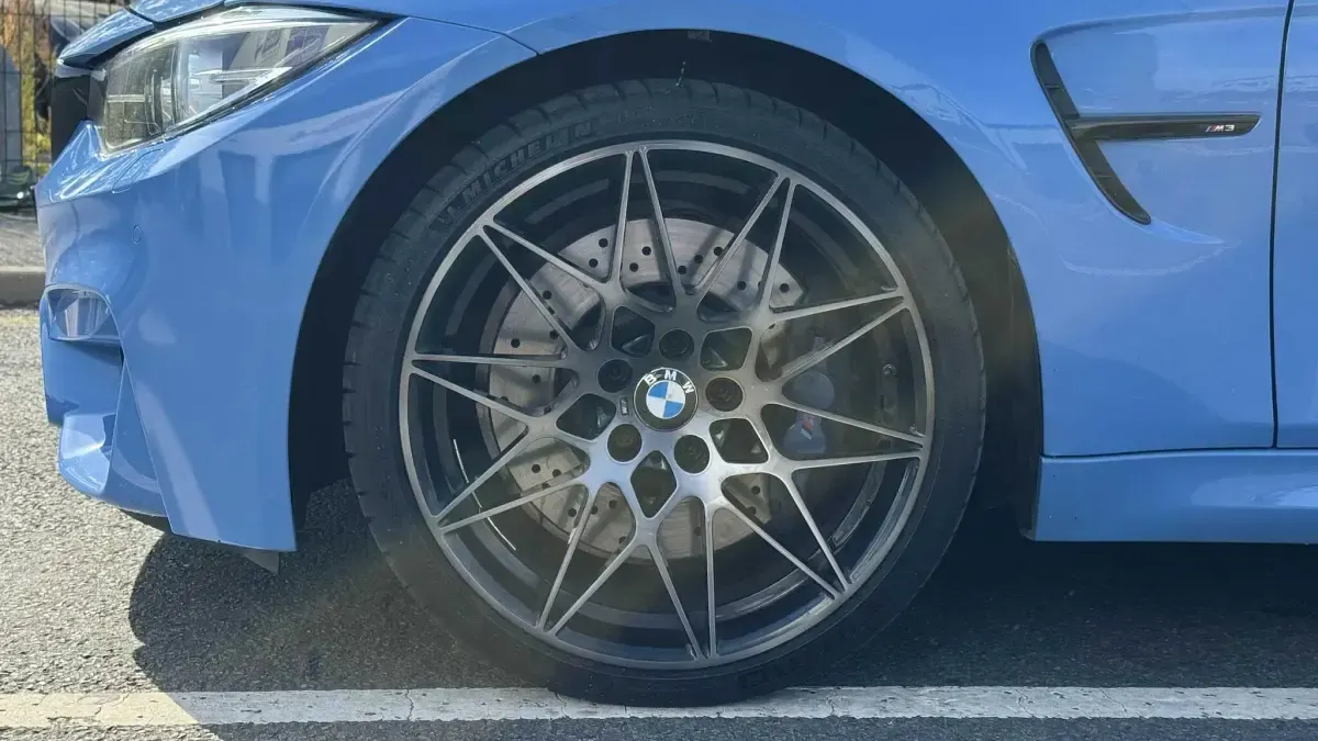 Used BMW M3 Competition Edition 450 HP (330 kW) 2018 Blue Sedan