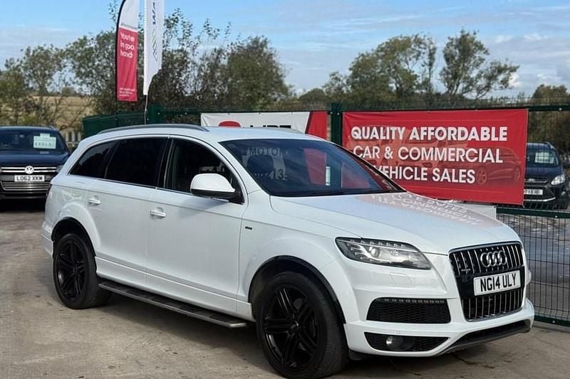 White Used 2014 Audi Q7 S-line plus SUV | £9,990 (Good price) - Image 1/1