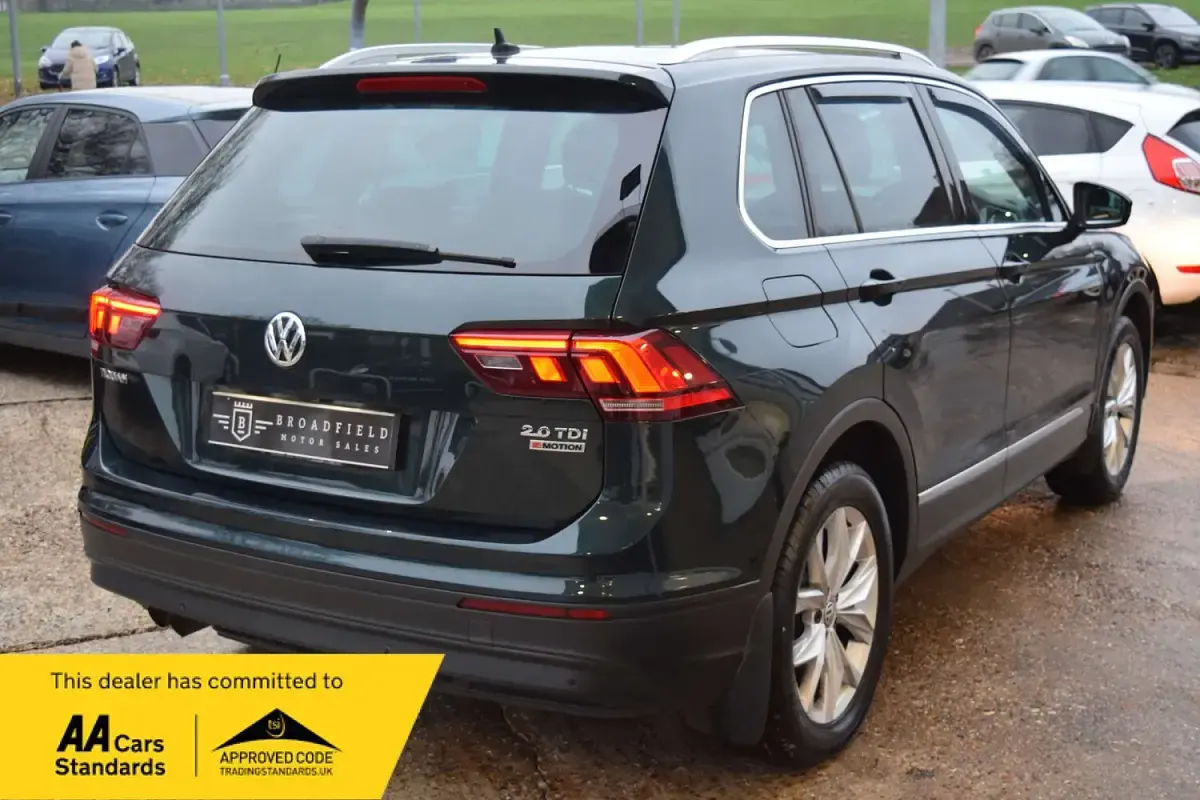 Used VW Tiguan SE 150 HP (110 kW) 2016 Green SUV