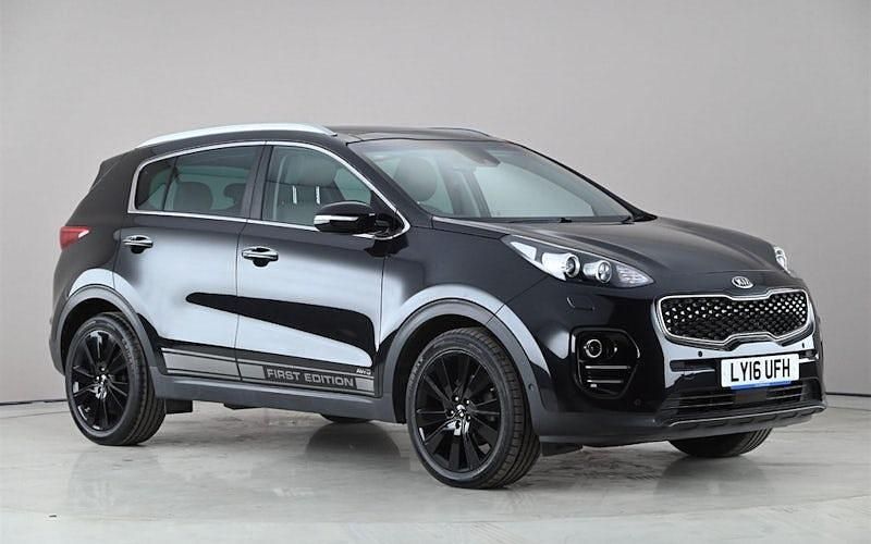 Used Kia Sportage First Edition 185 HP (136 kW) 2016 Black SUV