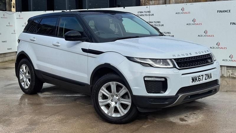 Used Land Rover Range Rover evoque SE 2017 White Estate
