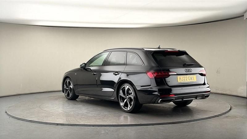 Used Audi A4 Black Edition 150 HP (110 kW) 2022 Mythos black metallic/mythos black metallic Estate