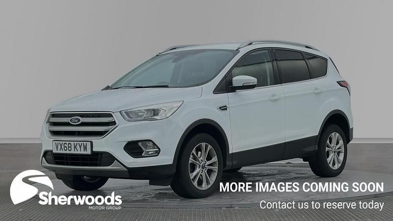 Used Ford Kuga Titanium 120 HP (88 kW) 2018 White SUV