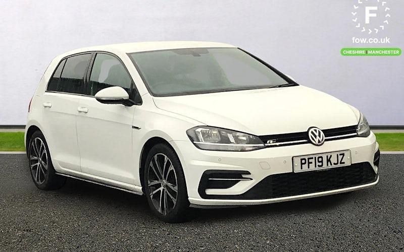 Used VW Golf VII R-line 150 HP (110 kW) 2019 White Hatchback