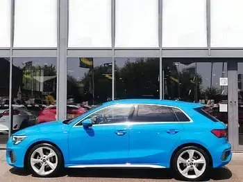 Used Audi A3 S-Line 110 HP (80 kW) 2023 Blue Sedan