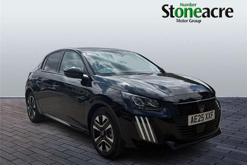 Black Used 2025 Peugeot 208 Allure Hatchback | £19,995 (Expensive) - Image 1/4