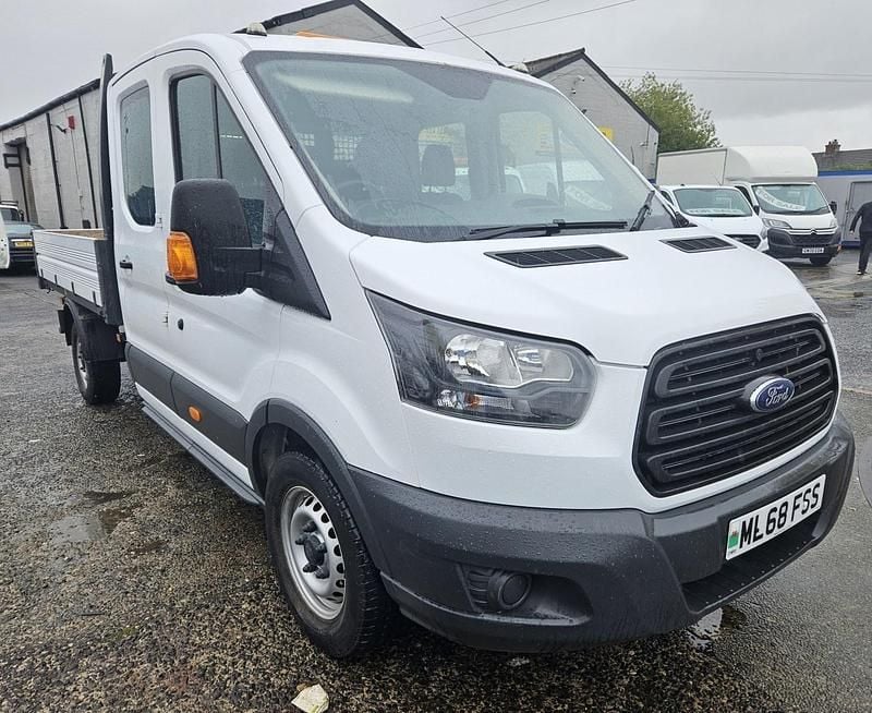 Used Ford Transit 130 HP (95 kW) 2018 White Cabriolet