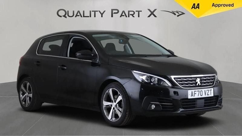 Black Used 2020 Peugeot 308 S Hatchback | £9,380 (Fair price) - Image 1/4