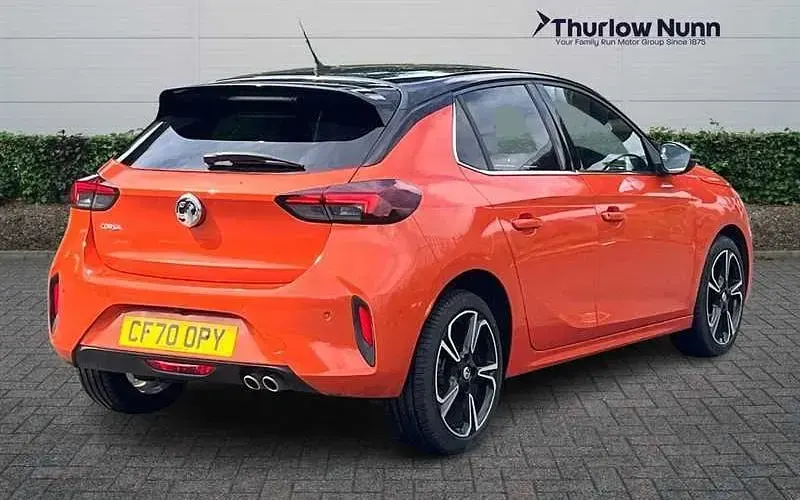 Used Vauxhall Corsa Ultimate 131 HP (96 kW) 2021 Orange Hatchback