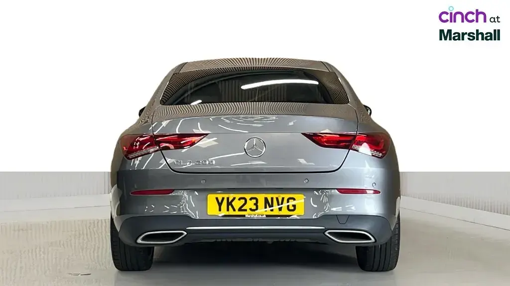 Used Mercedes CLA200 Executive 163 HP (119 kW) 2023 Mountain grey metallic Coupe