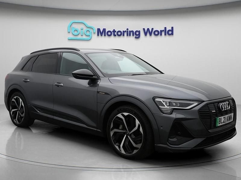 Grey Used 2021 Audi e-tron Black Edition SUV | £21,700 (Good price) - Image 1/4