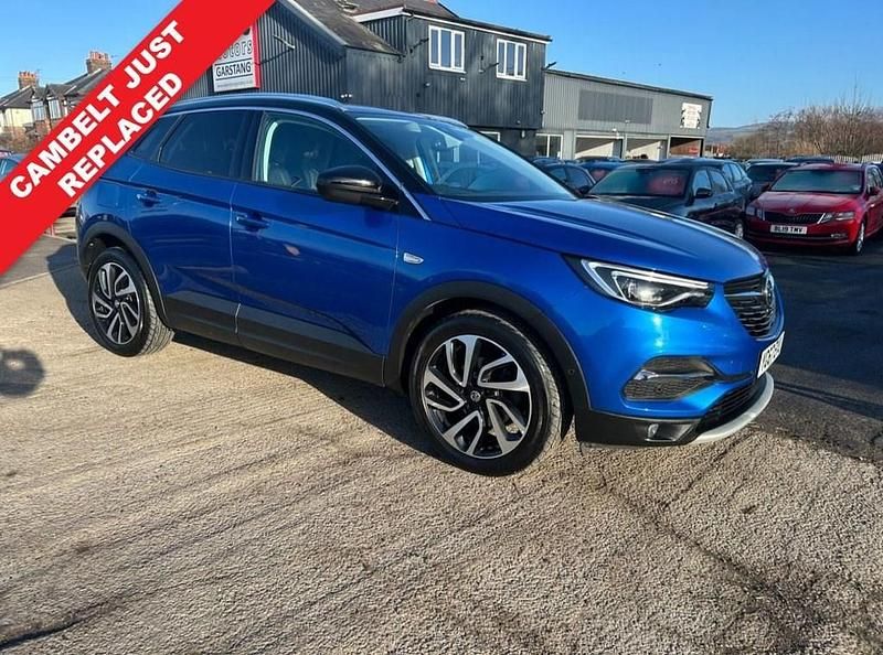 Used Vauxhall Grandland X Elite 130 HP (95 kW) 2018 Blue SUV