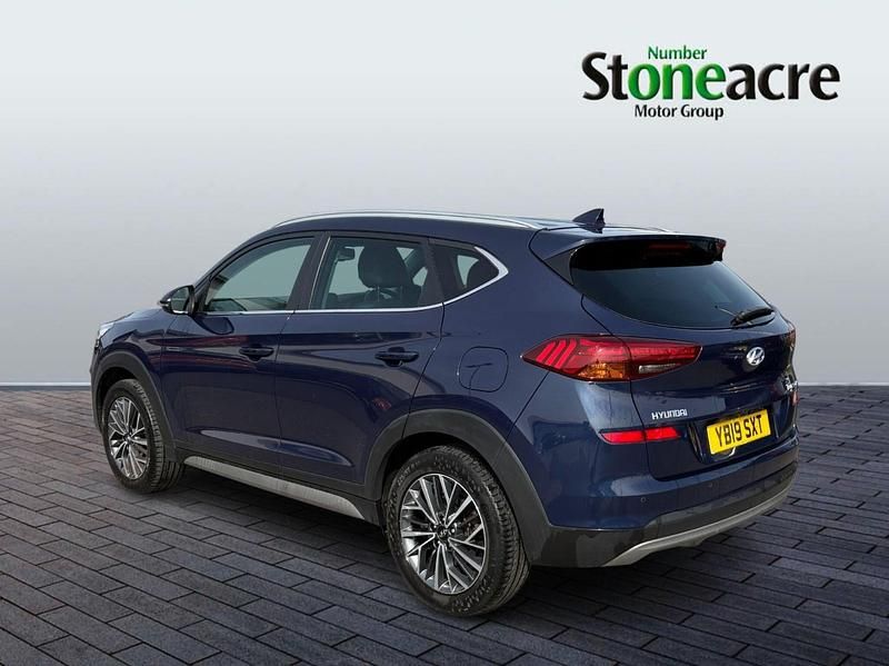 Used Hyundai Tucson Premium 177 HP (130 kW) 2019 Blue SUV