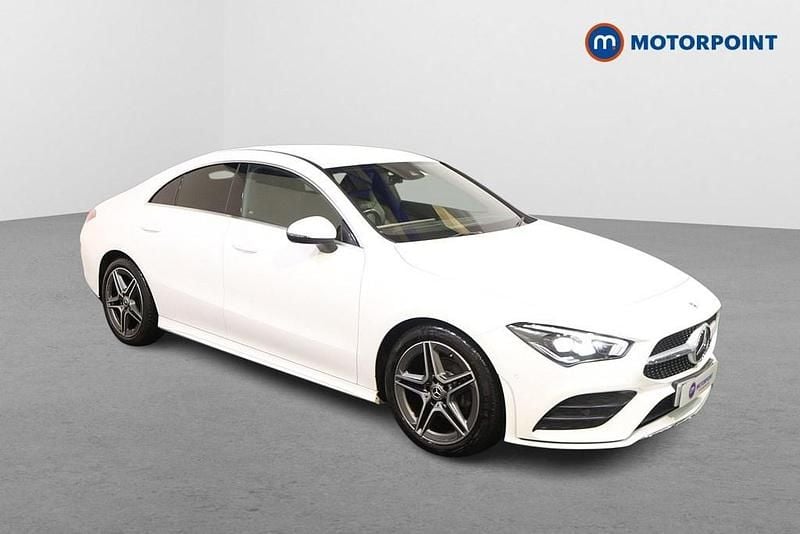 White Used 2022 Mercedes CLA180 AMG line Sedan | £21,599 (Good price) - Image 1/4
