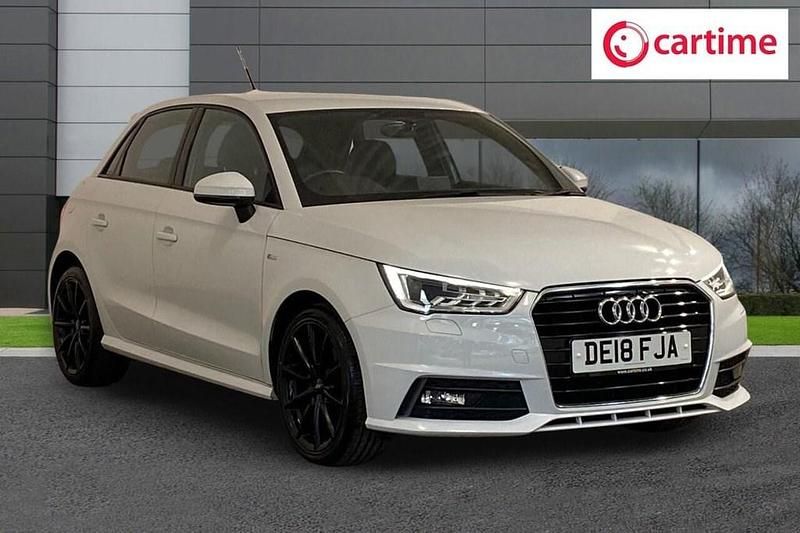 Used Audi A1 Sportback S-Line 125 HP (91 kW) 2018 White Hatchback