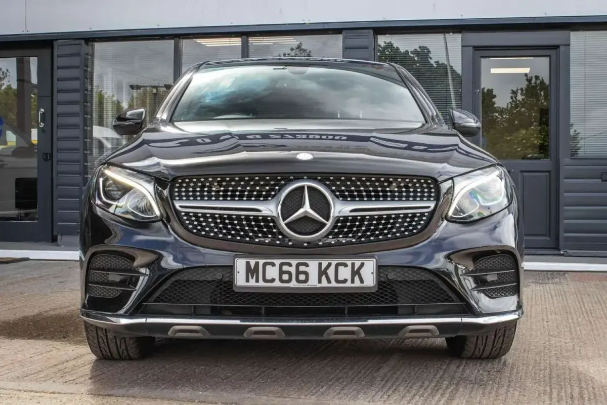 Used Mercedes GLC220 AMG line 170 HP (125 kW) 2017 Black SUV