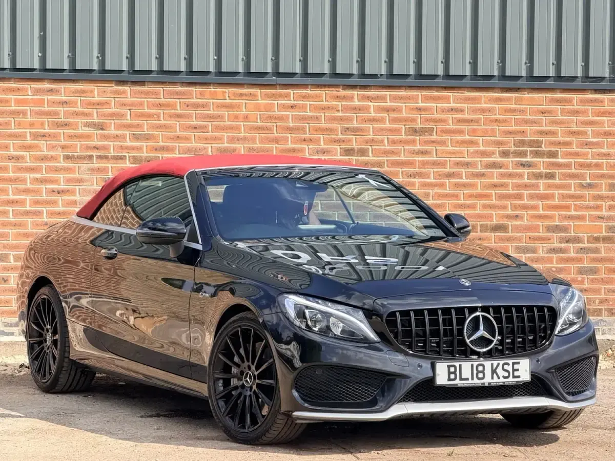 Used Mercedes C43 AMG Premium Plus 362 HP (266 kW) 2018 Black Cabriolet
