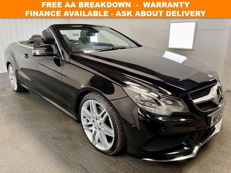 Black Used 2013 Mercedes E220 AMG Cabriolet | £9,995 (Fair price) - Image 1/4