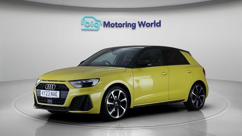 Used Audi A1 Sportback Black Edition 148 HP (108 kW) 2023 Yellow Hatchback