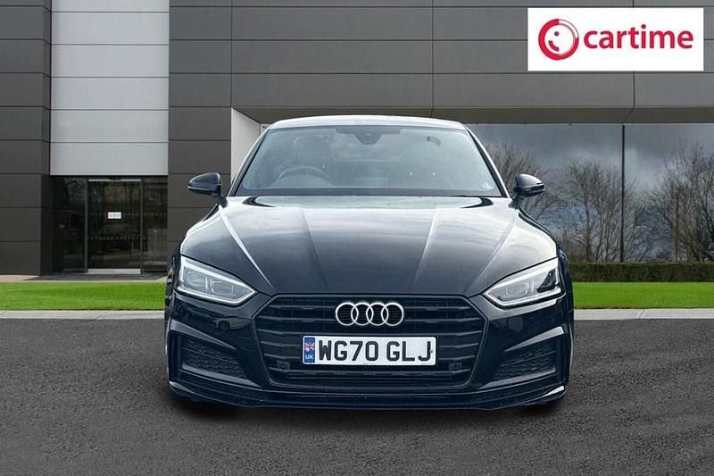 Used Audi A5 Black Edition 190 HP (139 kW) 2020 Black Coupe