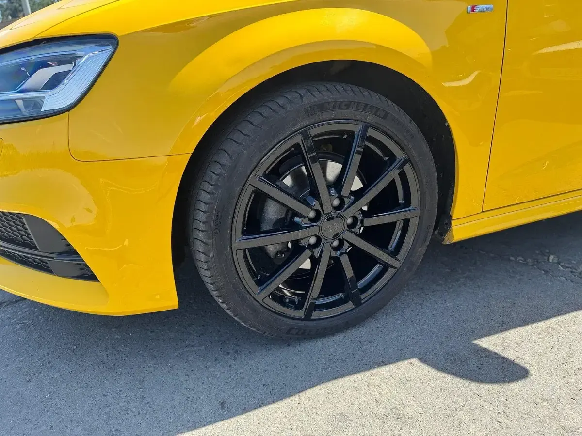 Used Audi A3 S-Line 2016 Yellow Hatchback