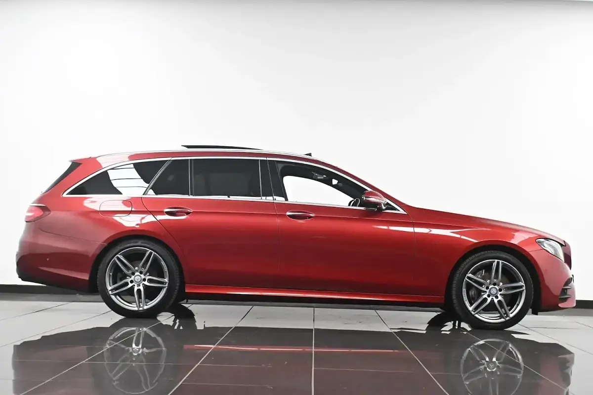 Used Mercedes E220 AMG Line Premium 2017 Red Estate
