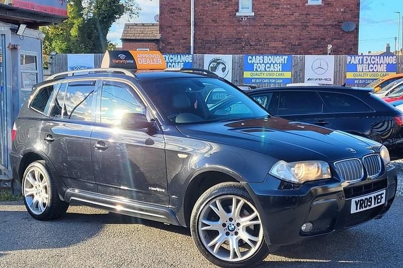 Black Used 2009 BMW X3 M Sport SUV | £3,295 (Good price) - Image 1/1