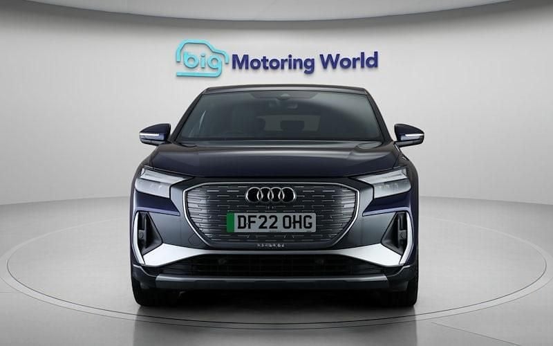 Used Audi Q4 Sportback e-tron S-Line 219 kW (299 HP) 2022 Blue SUV