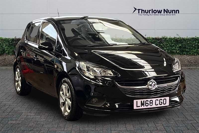 Used Vauxhall Corsa 90 HP (66 kW) 2018 Mineral black Hatchback