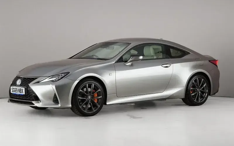 Used Lexus RC300h Sport Line 223 HP (164 kW) 2019 Silver Coupe