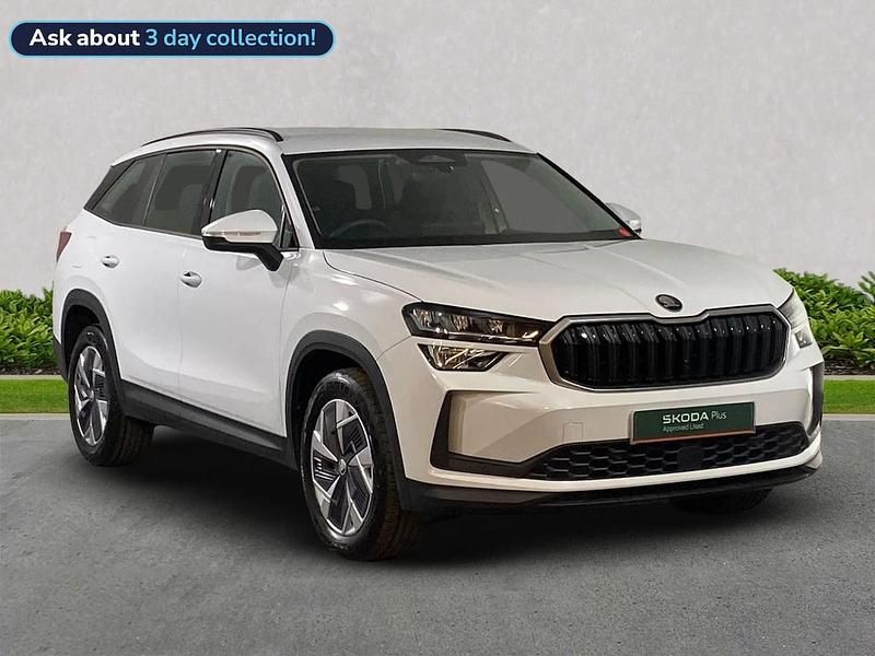 White Used 2024 Skoda Kodiaq SE SUV | £31,595 (A bit pricey) - Image 1/4