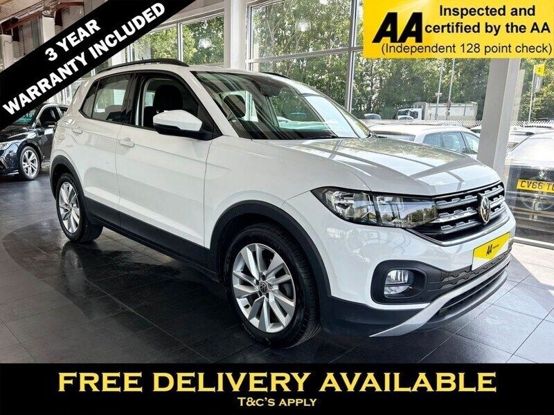 White Used 2022 VW T-Cross SE SUV | £15,995 (Fair price) - Image 1/2