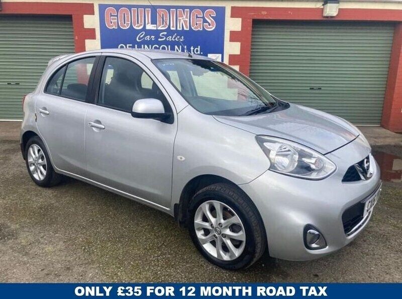 Silver Used 2015 Nissan Micra Acenta Hatchback | £5,699 (Fair price) - Image 1/4