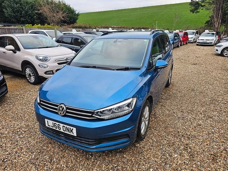 Blue Used 2025 VW Touran SEL MPV | £13,995 - Image 1/4
