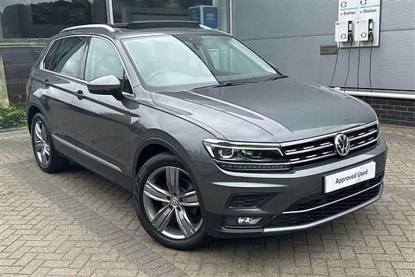 Grey Used 2018 VW Tiguan SEL SUV | £15,489 (Good price) - Image 1/4