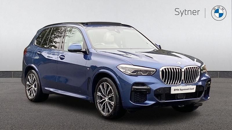 Blue Used 2022 BMW X5 M Sport SUV | £36,500 (Super price) - Image 1/4
