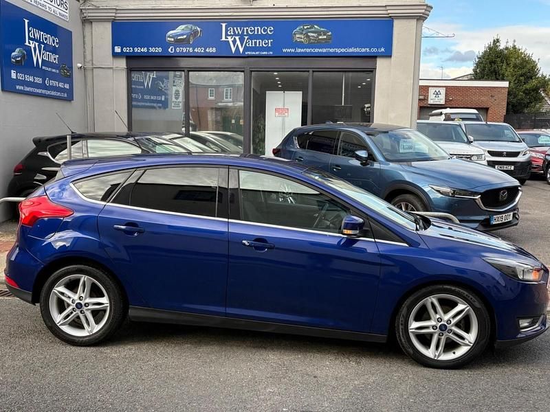 Blue Used 2017 Ford Focus Titanium Hatchback | £8,775 (Fair price) - Image 1/3