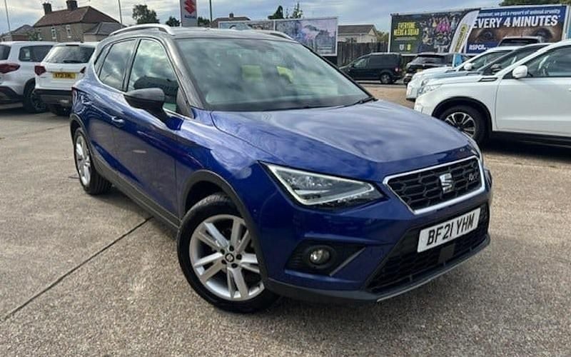 Blue Used 2021 Seat Arona FR SUV | £12,099 (Good price) - Image 1/3