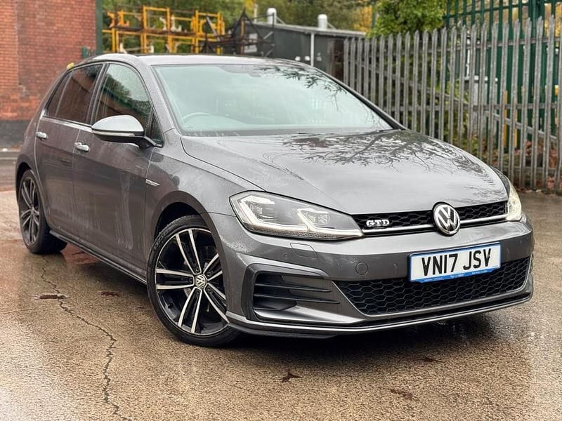 Grey Used 2017 VW Golf VII GTD Hatchback | £12,795 (Expensive) - Image 1/4
