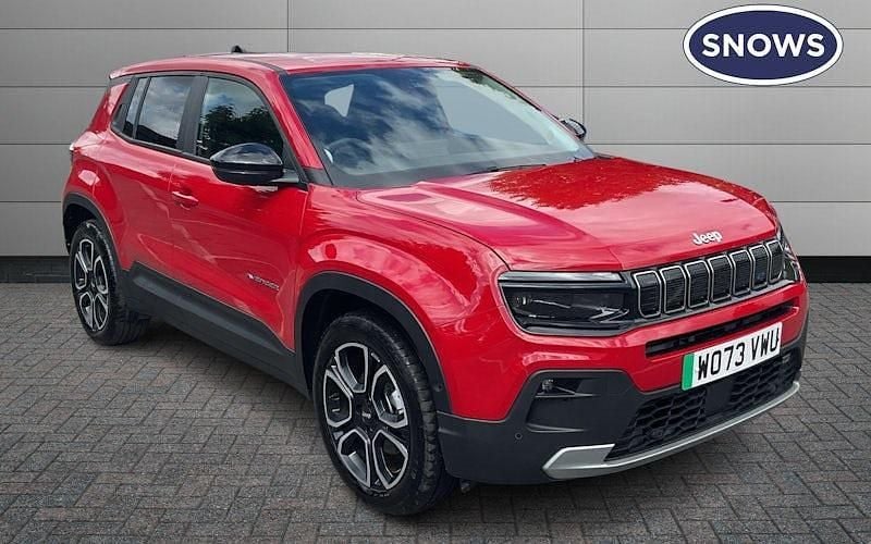 Red Used 2024 Jeep Avenger EV Summit SUV | £18,495 (Fair price) - Image 1/4