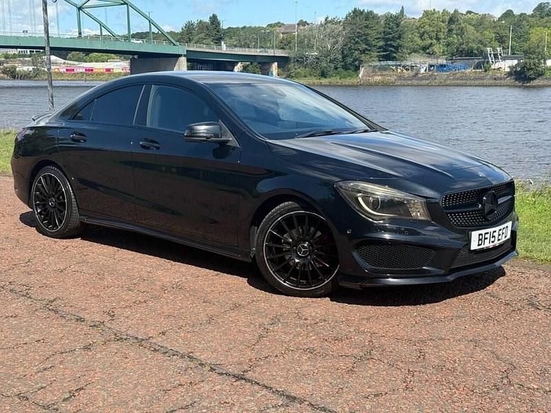 Black Used 2015 Mercedes CLA180 AMG Sedan | £10,999 (A bit pricey) - Image 1/4