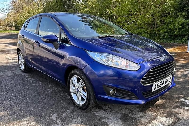 Used Ford Fiesta Zetec 75 HP (55 kW) 2014 Blue Hatchback