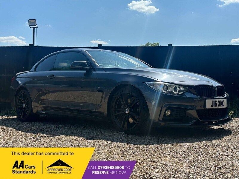 Grey Used 2016 BMW 420 M Sport Cabriolet | £9,995 (Fair price) - Image 1/4