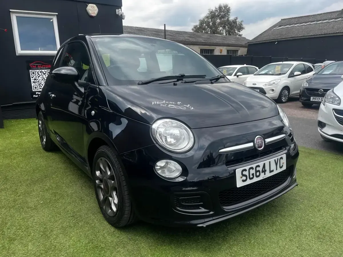 Używany Fiat 500 S 69 KM (50 kW) 2014 Czarny Hatchback