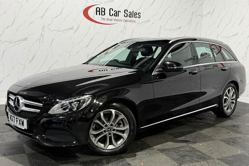 Used Mercedes C200 Premium 184 HP (135 kW) 2017 Black Estate